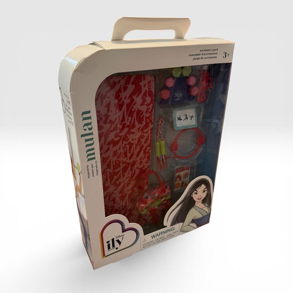 Disney ily 4EVER Mulan Inspired 18" Doll Accessory Pack Yoga Fitness Bag New
